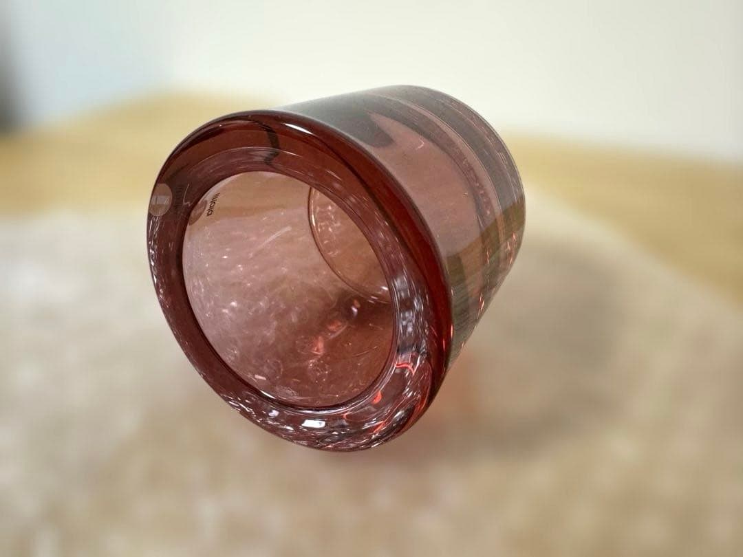 ブ*キ様  kivi キャンドルホルダー 2個　透明度の高い　赤