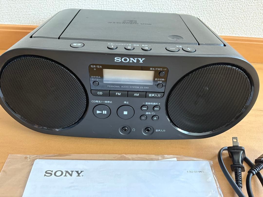 ソニー パーソナルオーディオシステム ZS-S40 19年製