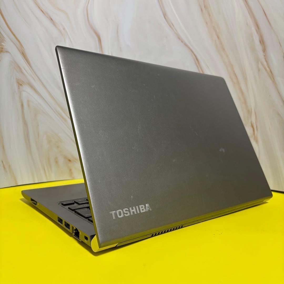 【持ち歩き◎】東芝13.3薄型ノートPC オフィス付！メモリ8G＆爆速新品SSD
