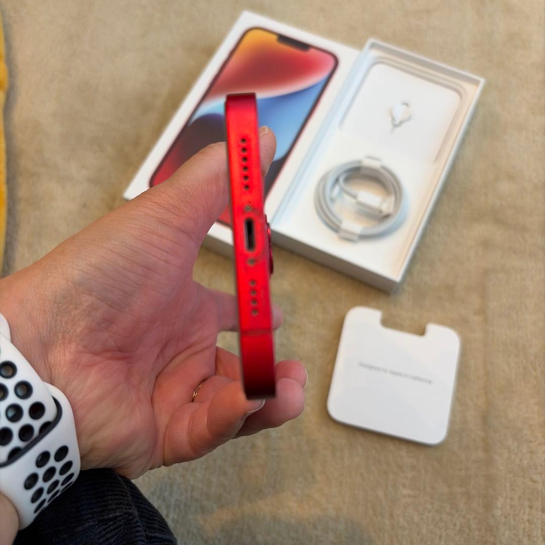 iPhone 14 Plus 本体　赤　　256GB 良品　SIMフリー