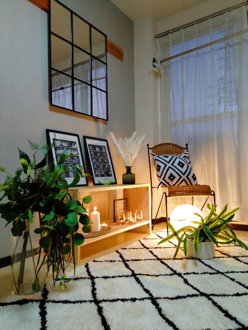 杉ルーバーの木箱　テーブル　収納棚　飾棚　サイドテーブル　テレビボード