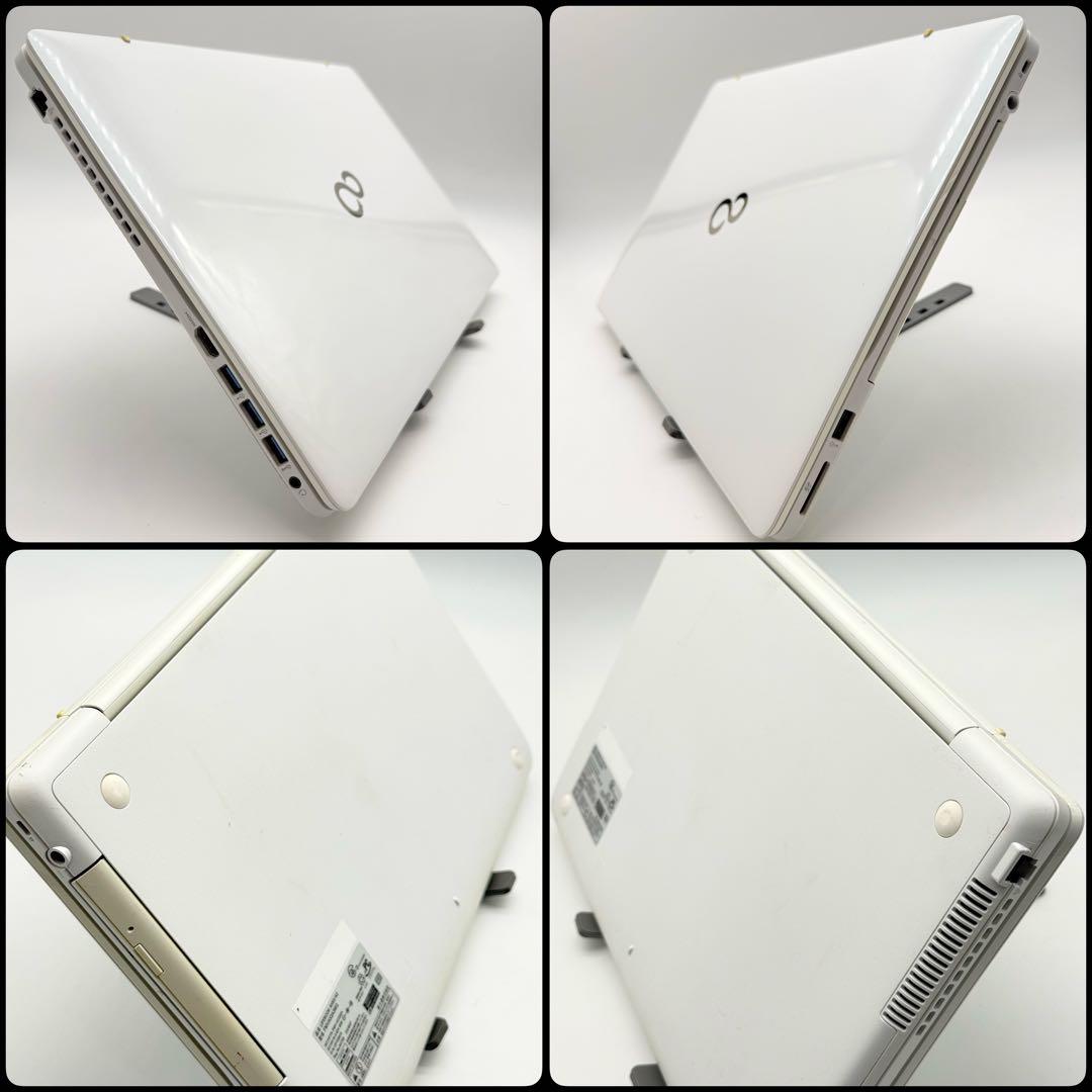 美品 富士通ノートパソコン i7 16GB 新品SSD512 高速 11pro