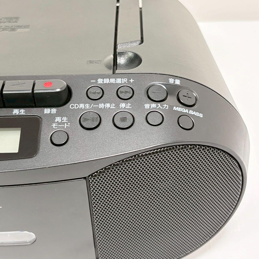 展示品 SONY CDラジカセ レコーダー CFD-S70 FM/AM ブラック