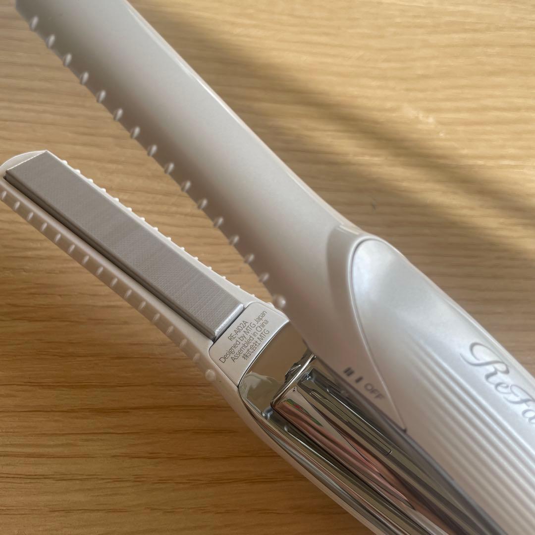 ReFa RE-A102A ホワイト ストレートヘアアイロン