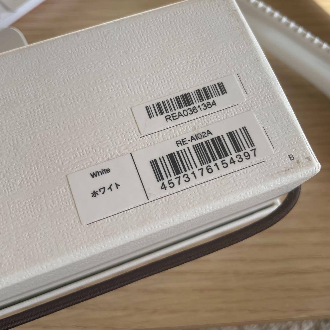 ReFa RE-A102A ホワイト ストレートヘアアイロン