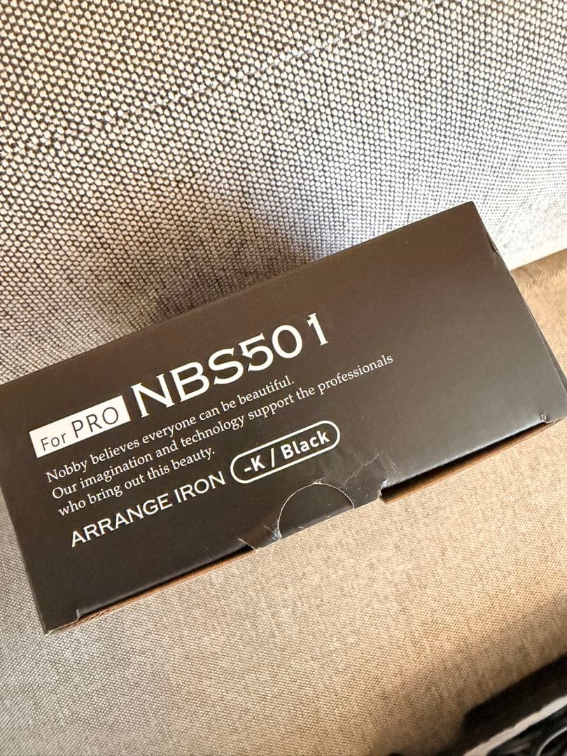 【極美品】Nobby ノビー アレンジ ヘア アイロン NBS501 メンズ