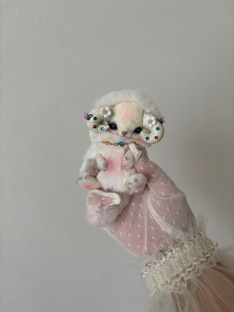 アートドール　花羊幻獣46 羊毛フェルト