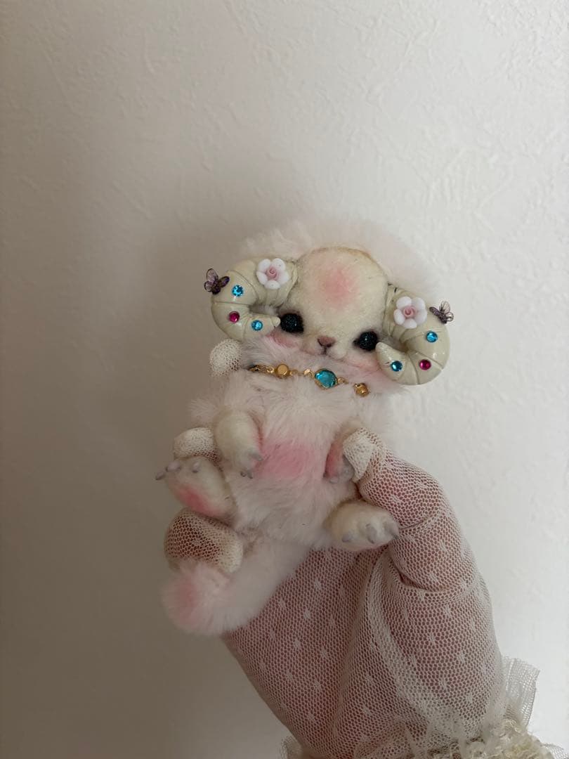 アートドール　花羊幻獣46 羊毛フェルト