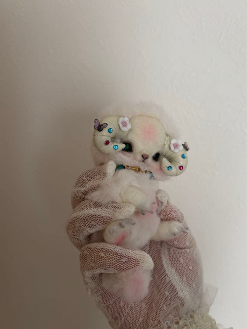 アートドール　花羊幻獣46 羊毛フェルト