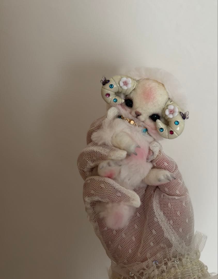 アートドール　花羊幻獣46 羊毛フェルト
