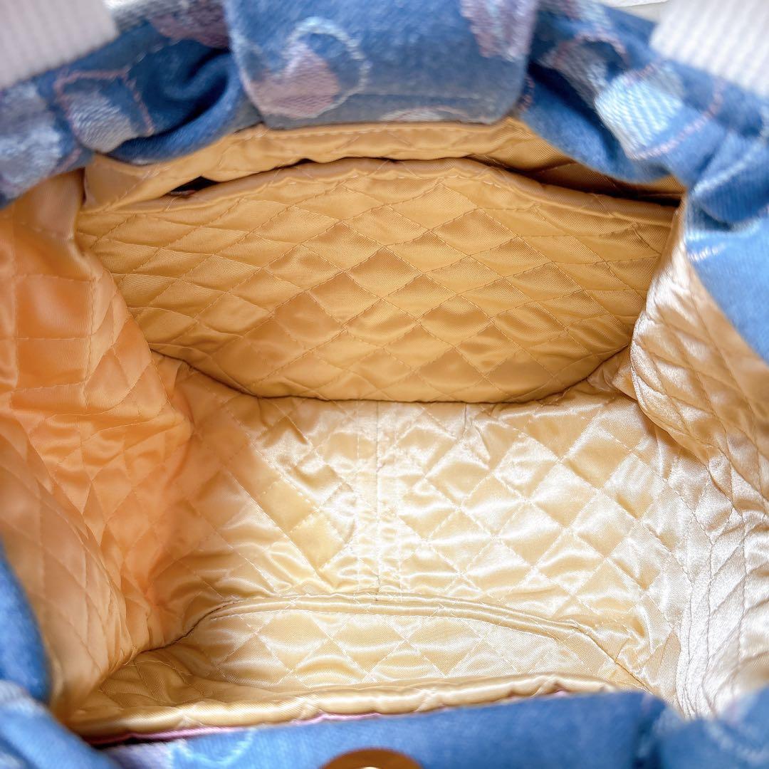 コヤンイサムチョン　ころりんバッグ　ルミちゃん　ハート柄デニム　うさちゃん