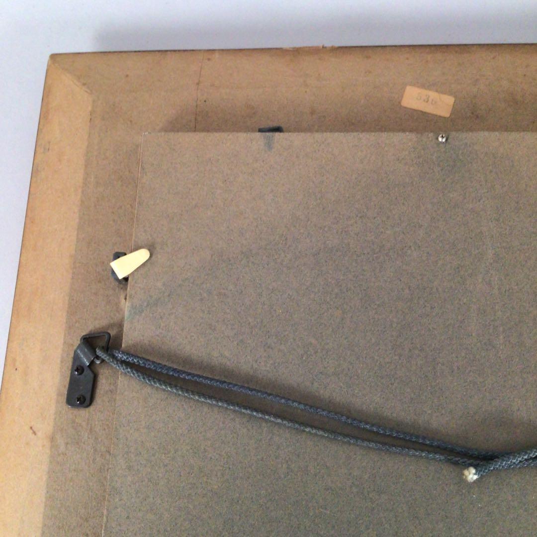 No3927 佐田昌治「花帽子の少女」　油彩画　直筆サイン　黄袋/畳箱　送料無料