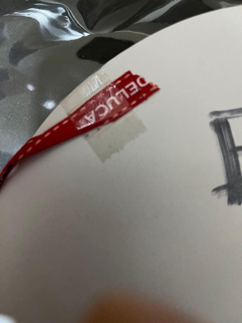 Dean &Deluca 赤のポリエステルリボン(レア品)