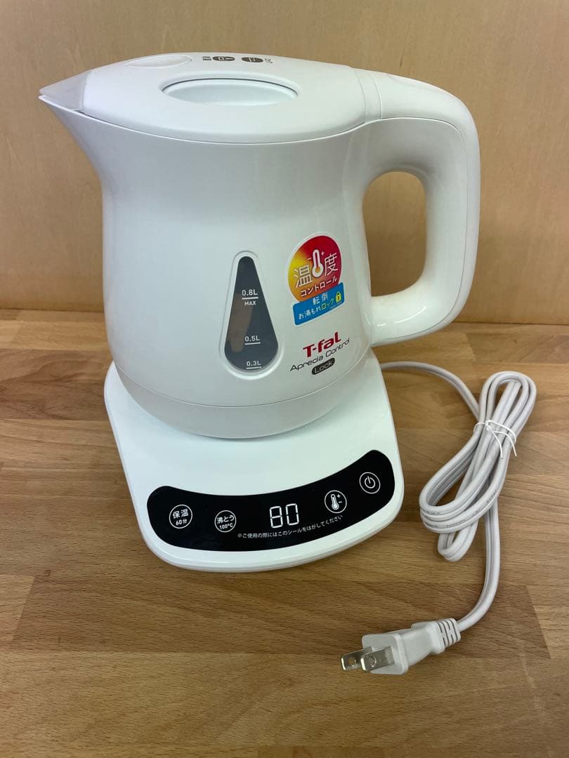 ティファール T-fal KO8401JP 電気ケトル 温度調整 ホワイト