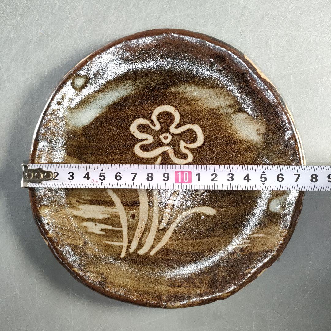 A1313-1/虎渓山 水月窯/花唐草文銘々皿10客/飾皿/菓子皿/懐石道具/