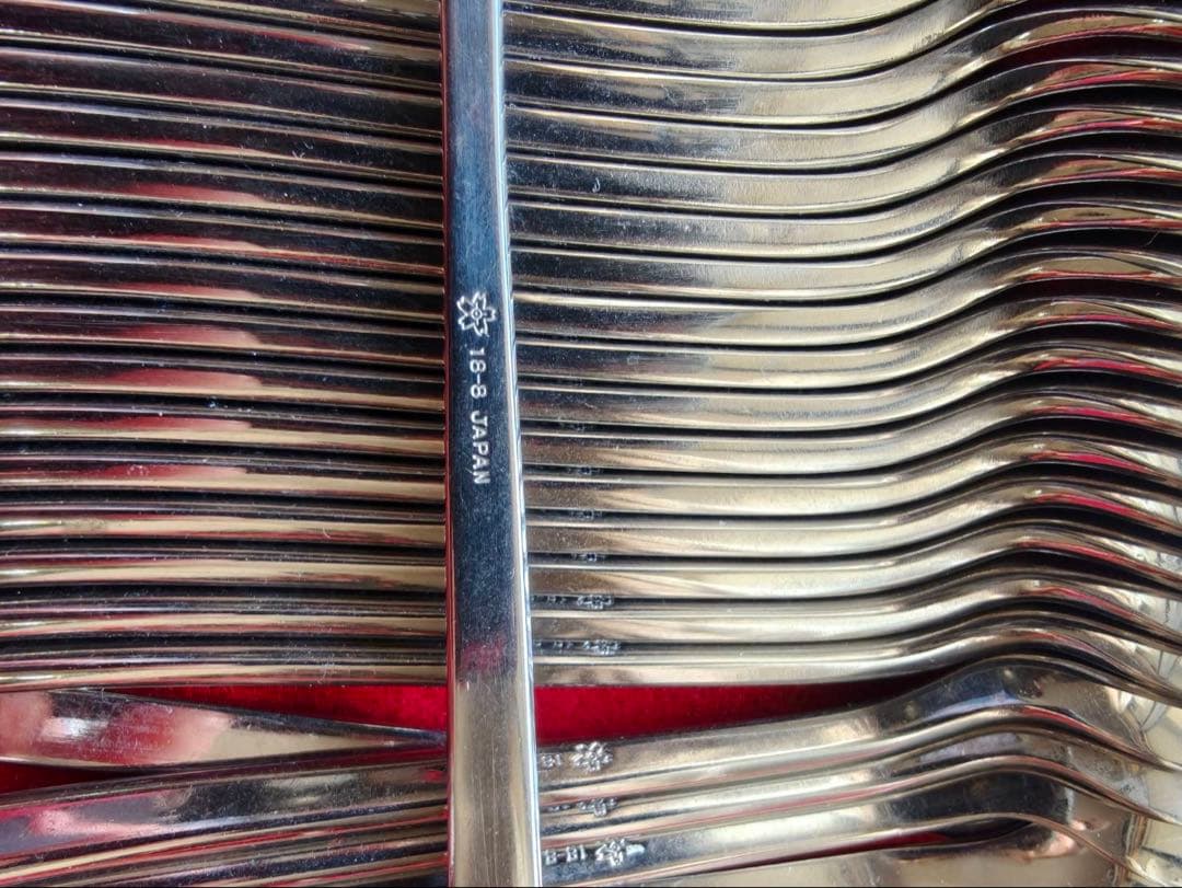 ステンレススチール カトラリーセット 78本