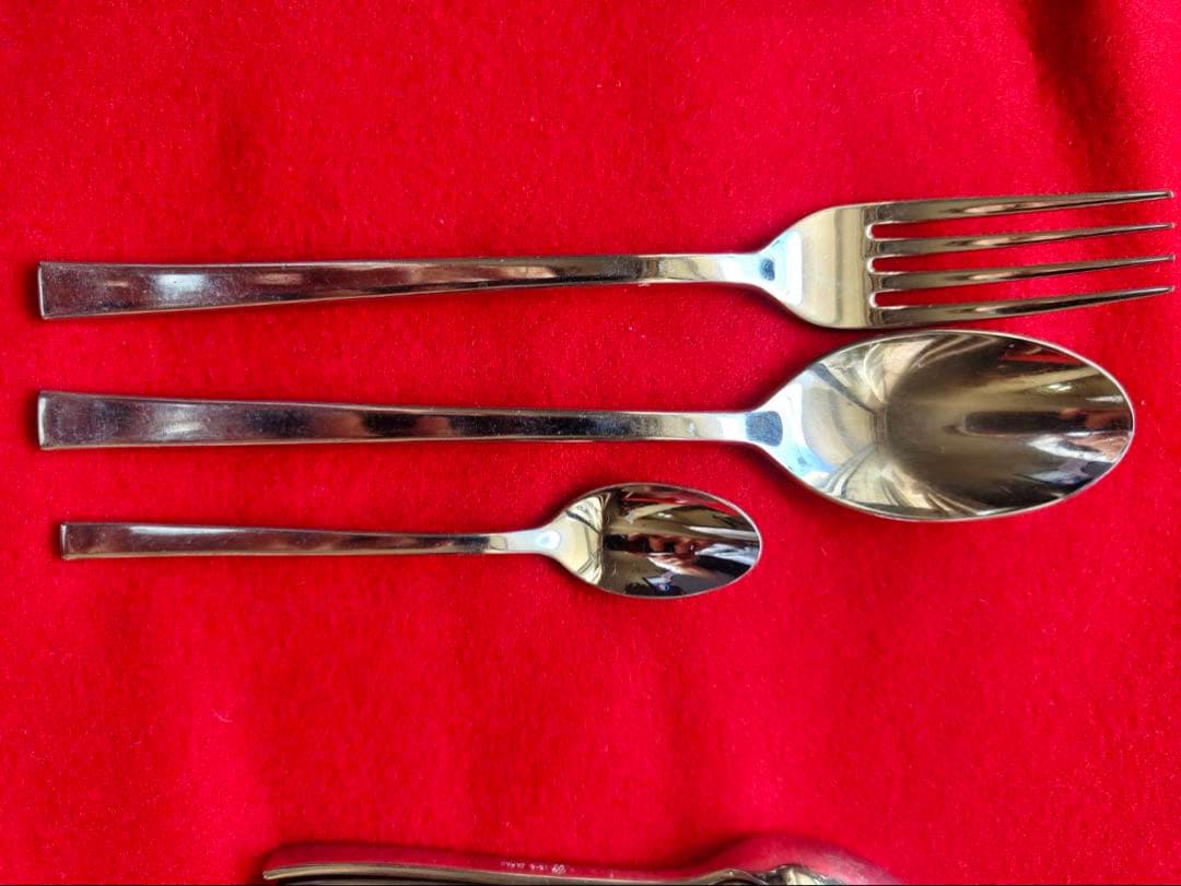 ステンレススチール カトラリーセット 78本