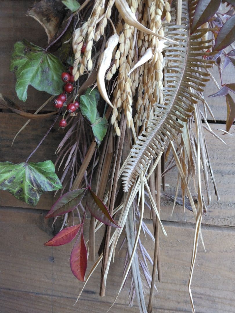 節分お飾り【野バラ】ドライフラワー