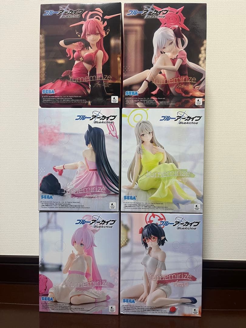 ブルーアーカイブ　フィギュア　6体セット