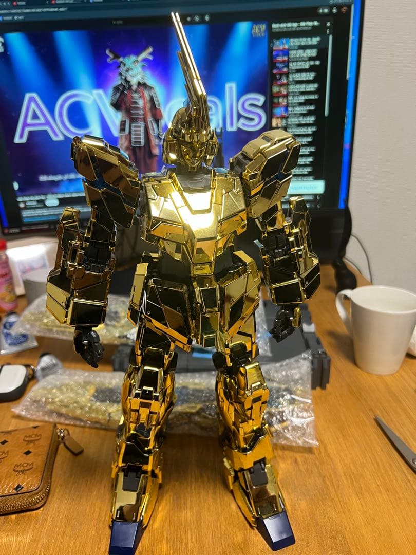 Pg ユニコーンガンダム3号機 フェネクス ゴールドコーティング 完成品ジャンク