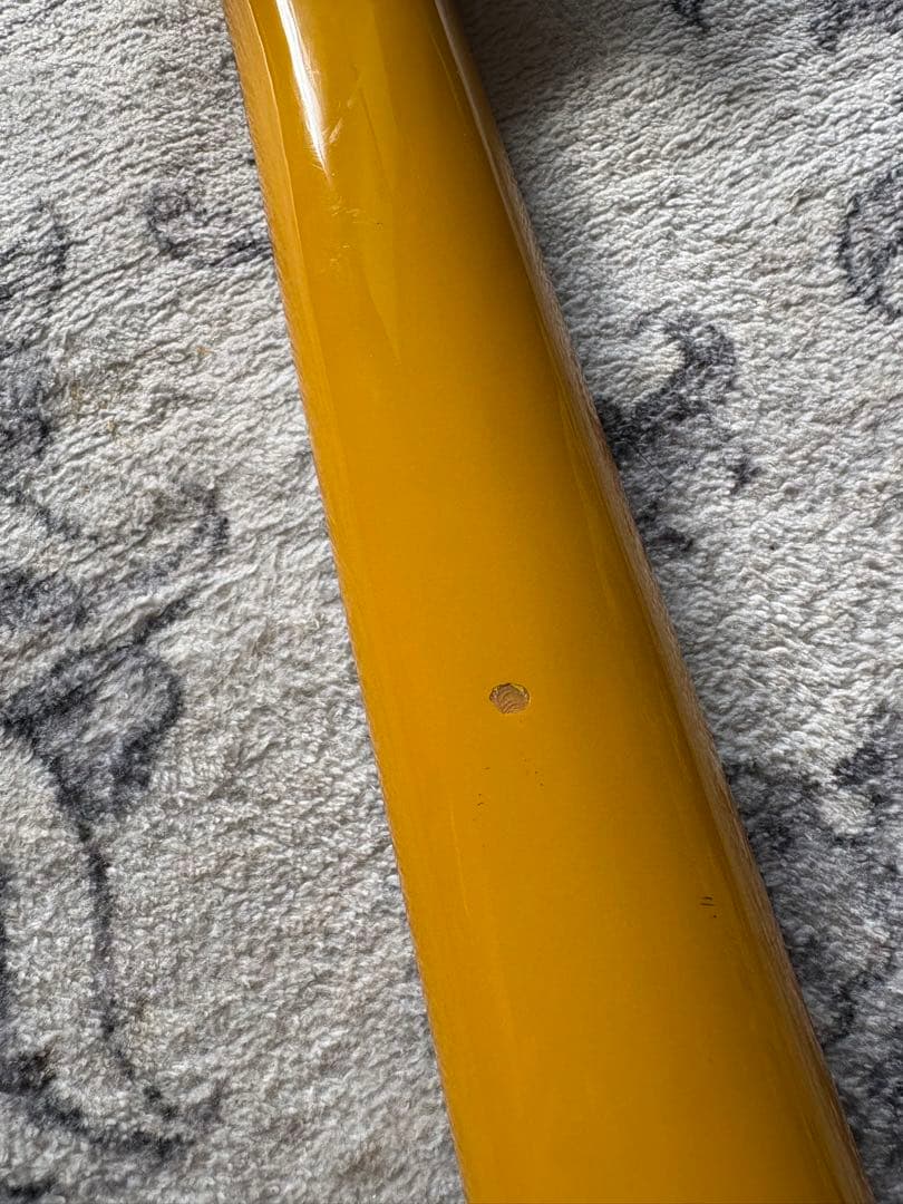 ヒデミニギター　イエローハートミニエレキギター