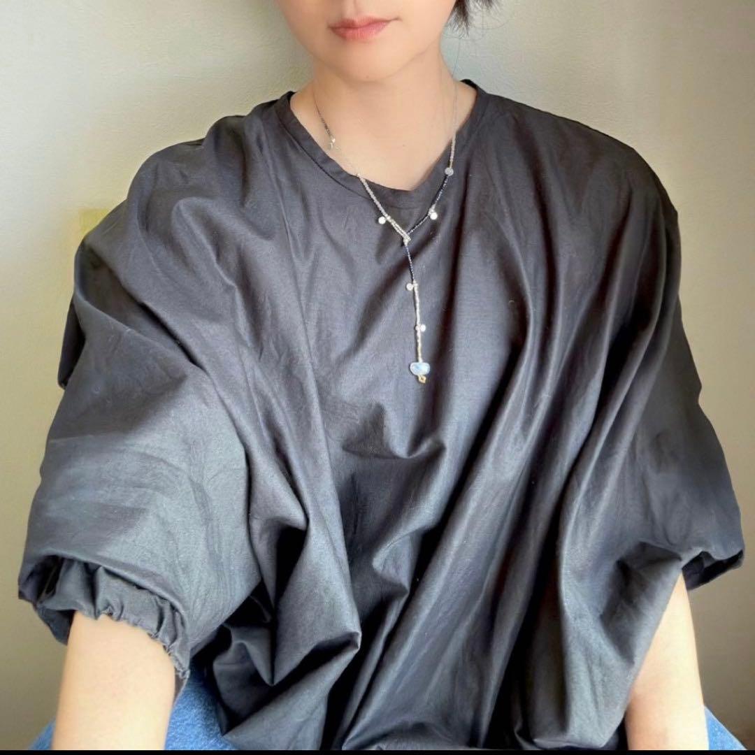 サファイア・ハーキマーダイヤモンド ・レインボームーンストーンネックレス