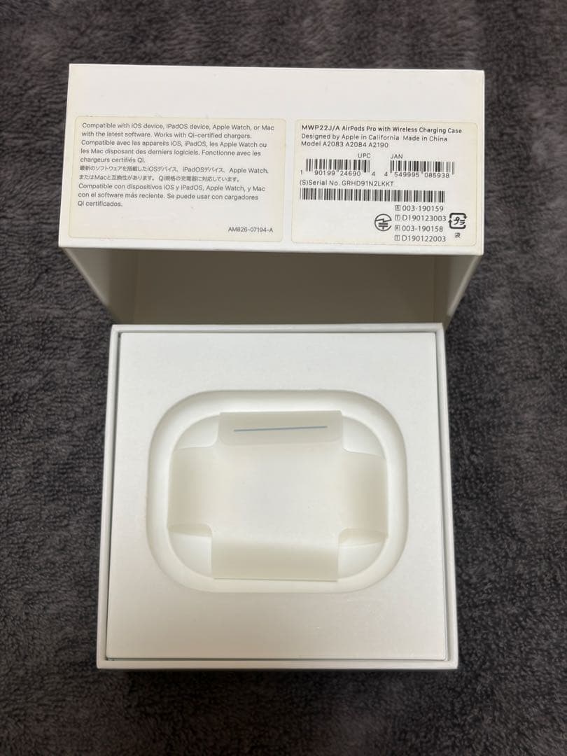 Apple AirPods Pro 第1世代 動作確認済 充電ケーブル付き