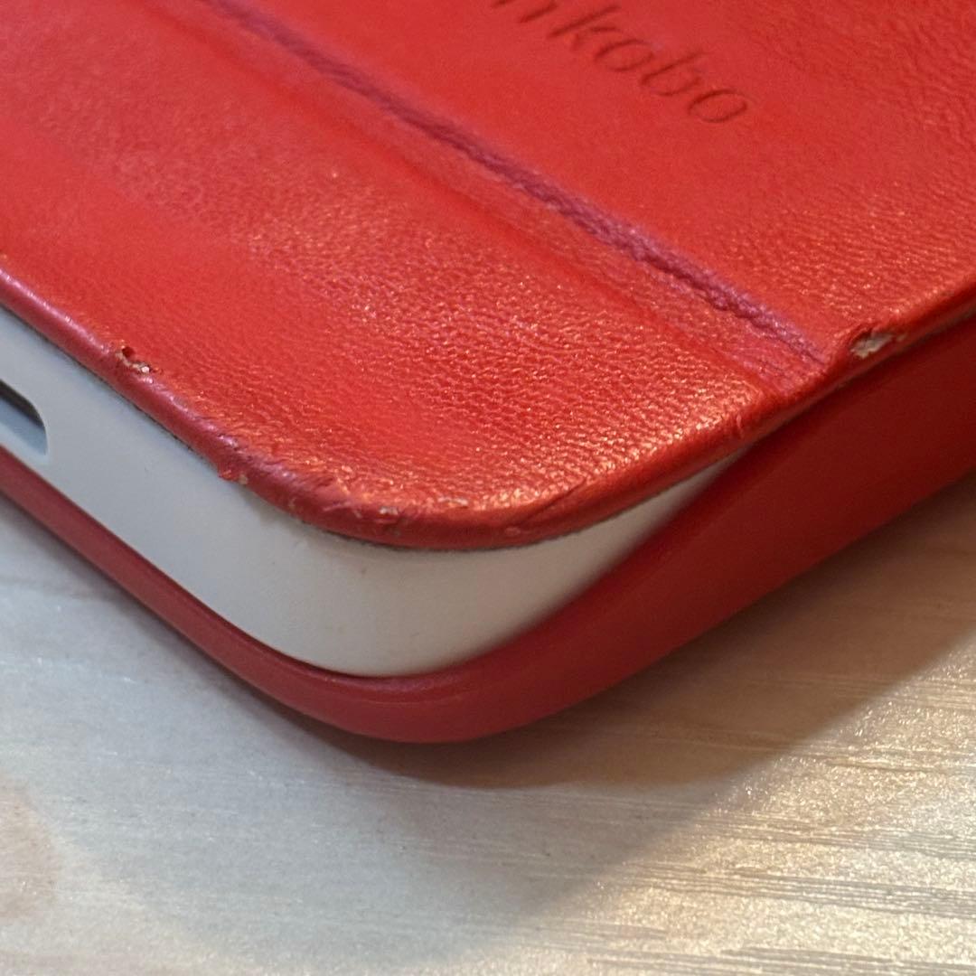 kobo libra 2 電子書籍リーダー 本体 ホワイト + 赤カバーおまけ