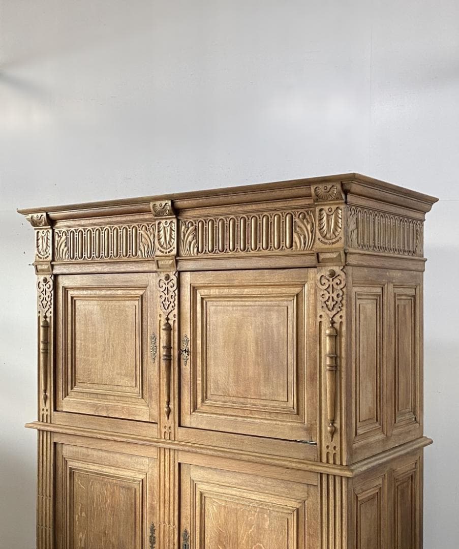 フランス アンティーク Oak Cabinet キャビネット