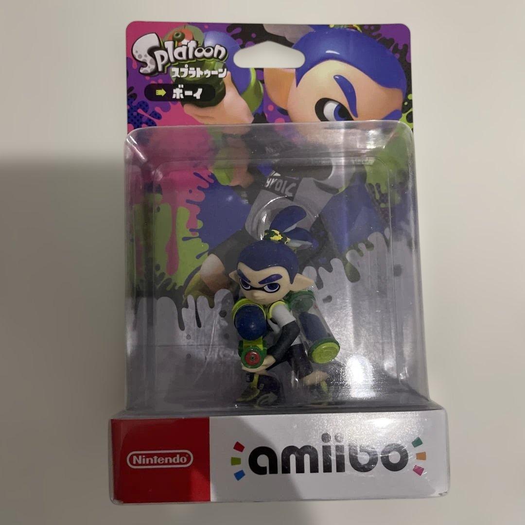 新品 スプラトゥーン amiibo ボーイ イカ ガール アミーボ