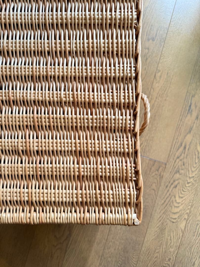 大きなウィッカーバスケット