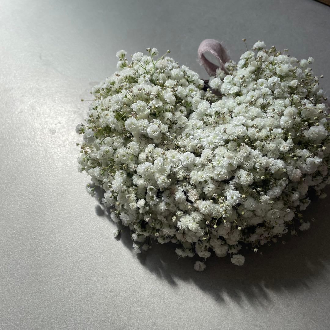 1.かすみ草ハーフリース