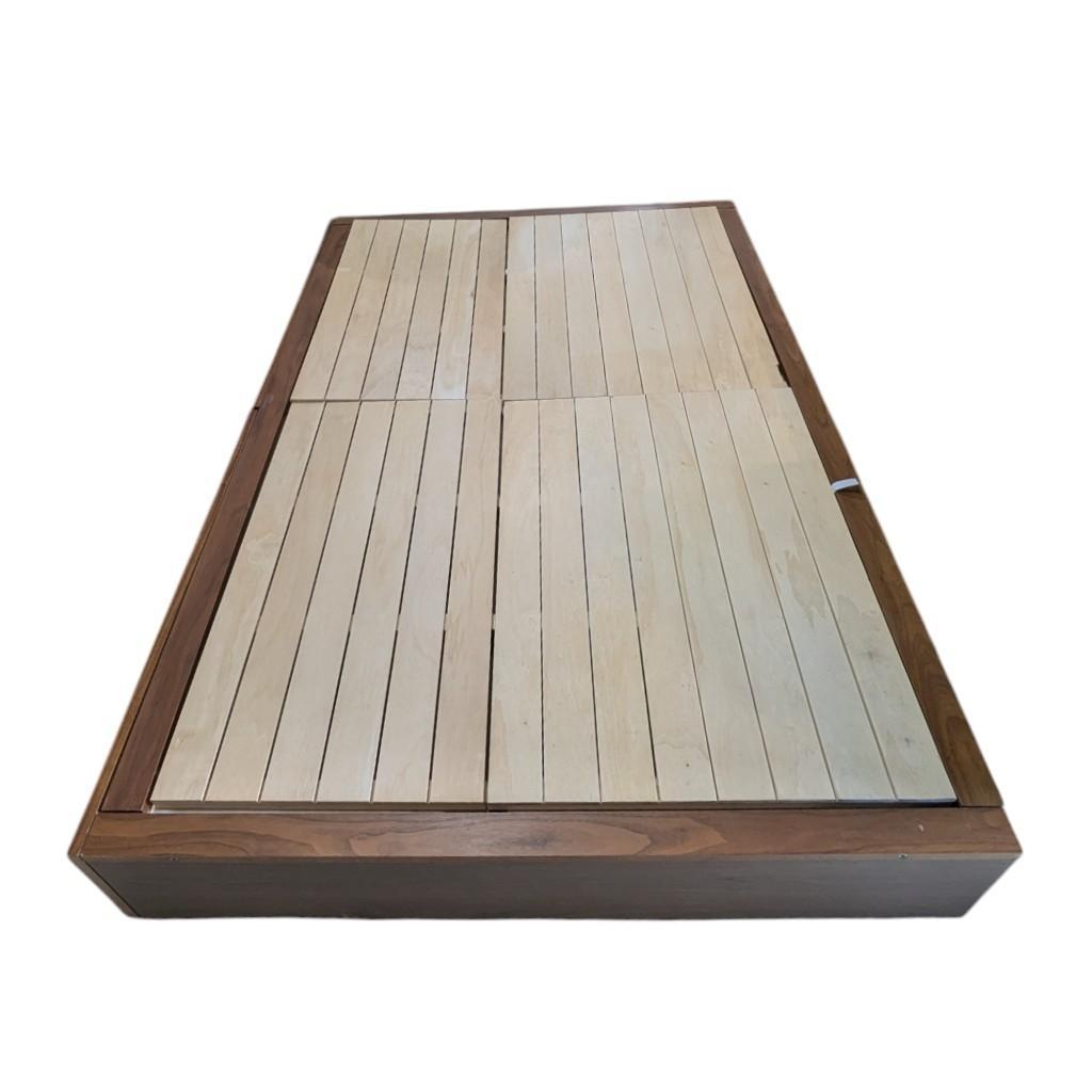 【無印良品】　セミダブル　ベッドフレーム　収納付き　引き出し　愛知県　あま市