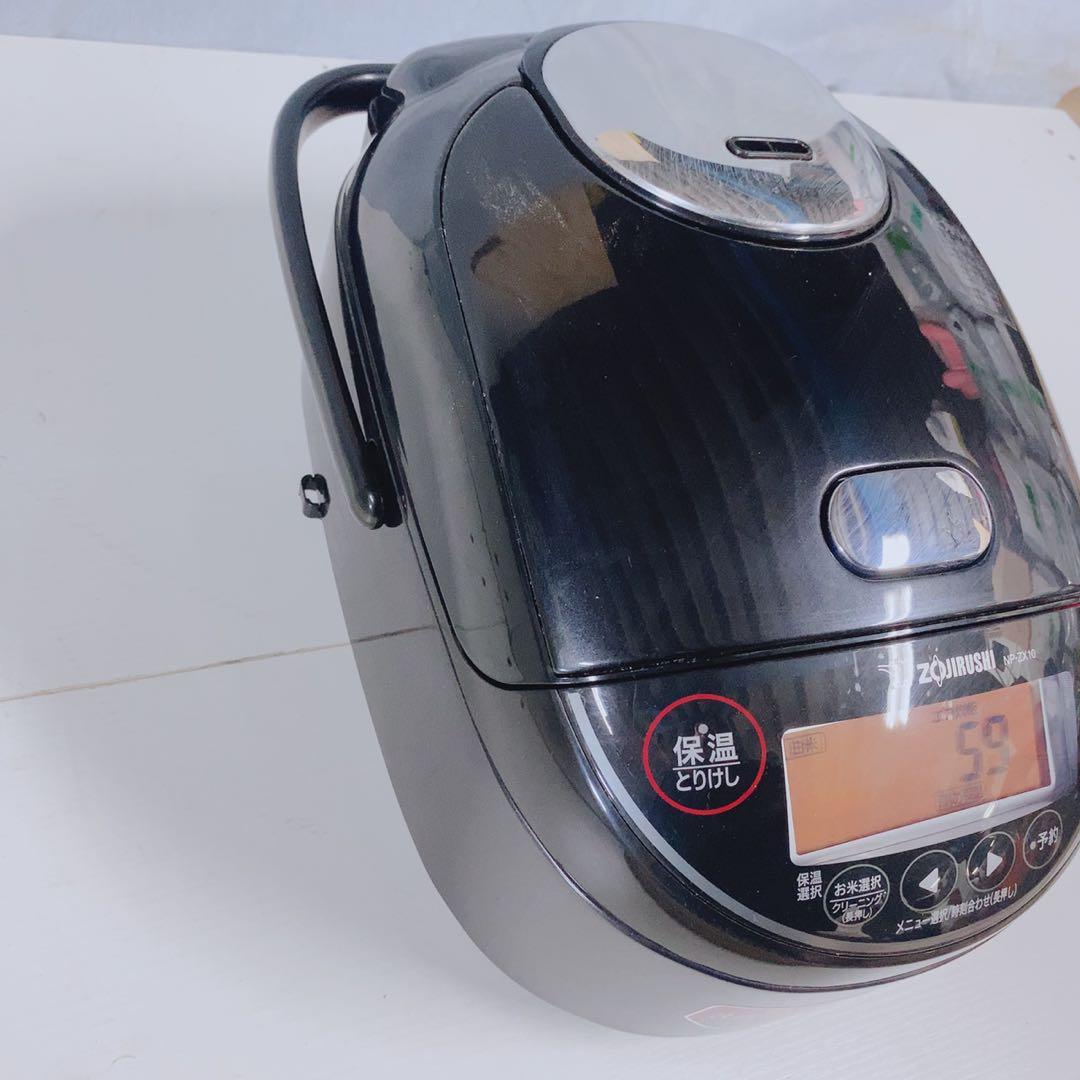 象印 圧力IH炊飯ジャー 5.5合 NP-ZX10 ダークブラウン 動作確認済