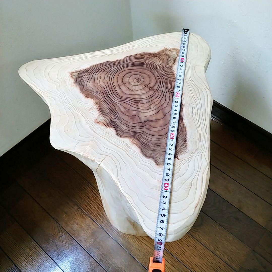 丸太スツール　丸太サイドテーブル スギ