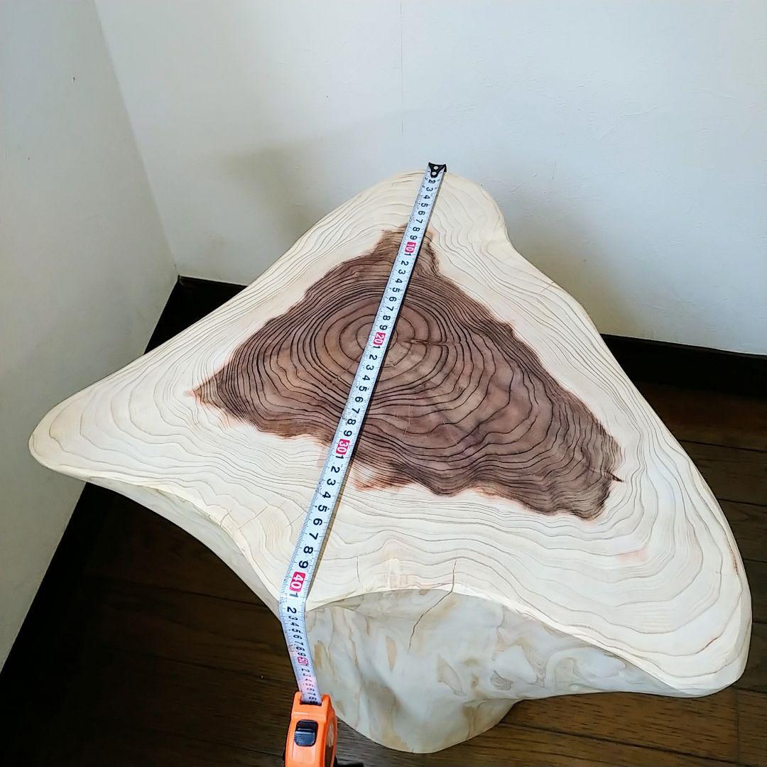 丸太スツール　丸太サイドテーブル スギ