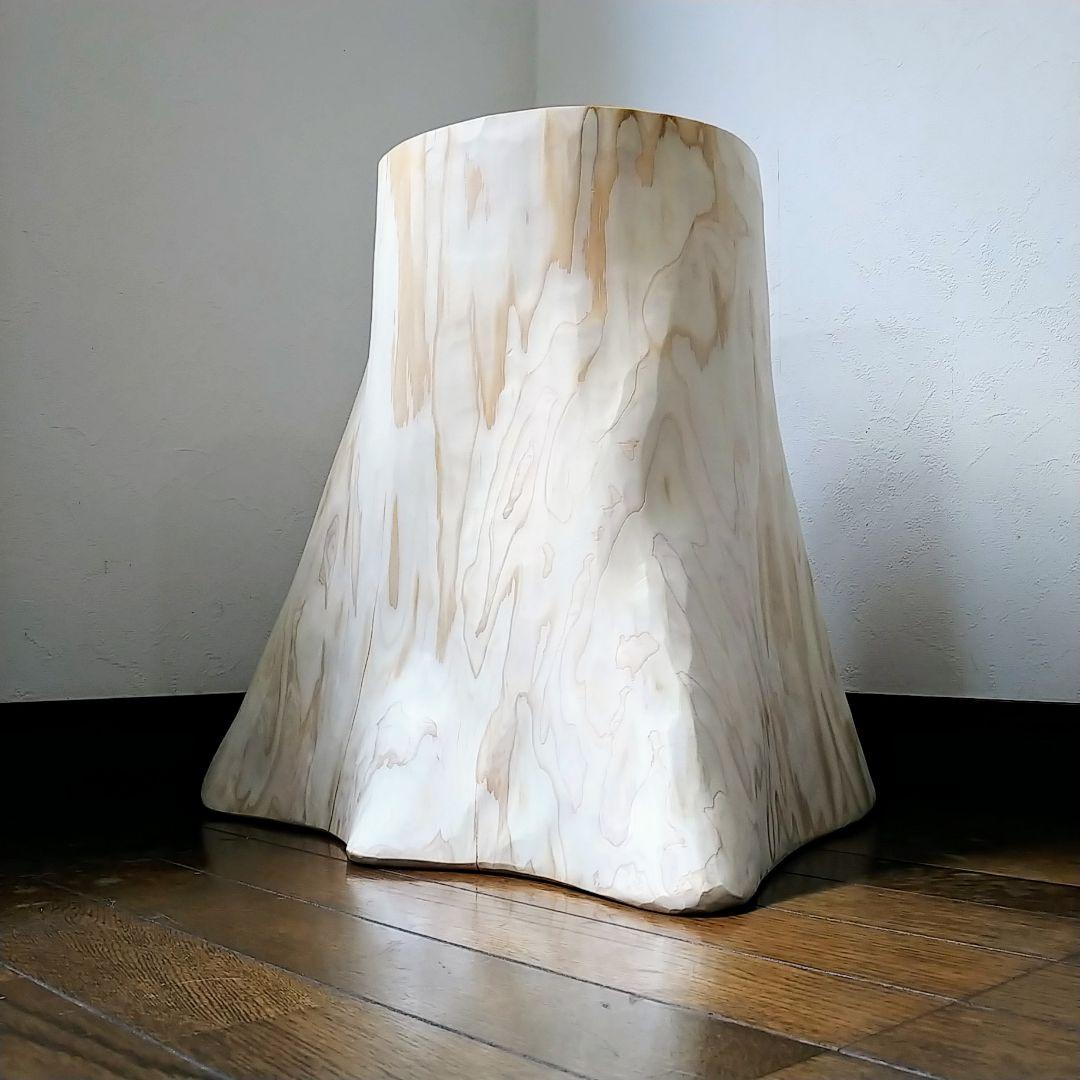 丸太スツール　丸太サイドテーブル スギ