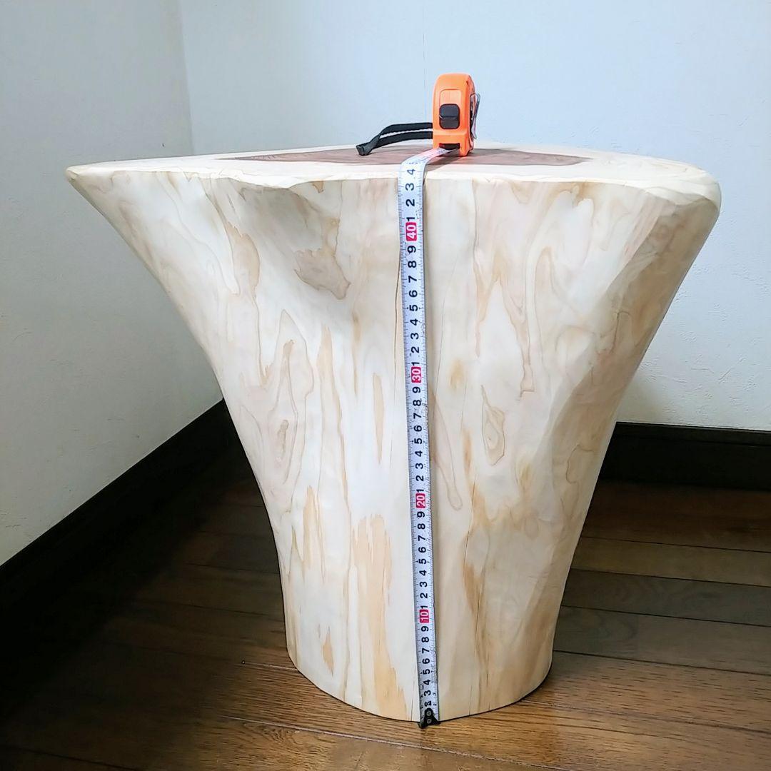 丸太スツール　丸太サイドテーブル スギ