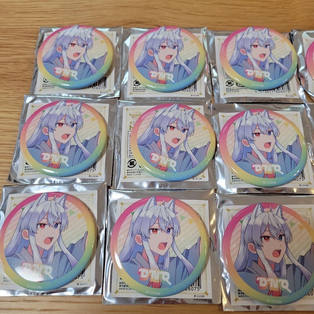 ①どぬく　缶バッジ　ぷぴぱ　プレミアムピーチパーティ　カラフルピーチ　からぴち