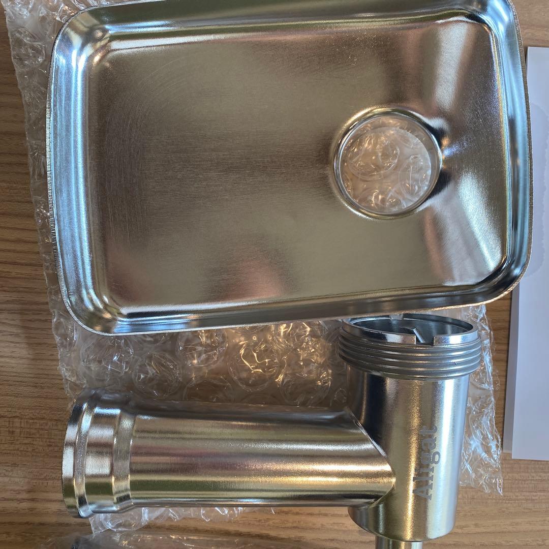 ステンレス製ミートグラインダーアタッチメント