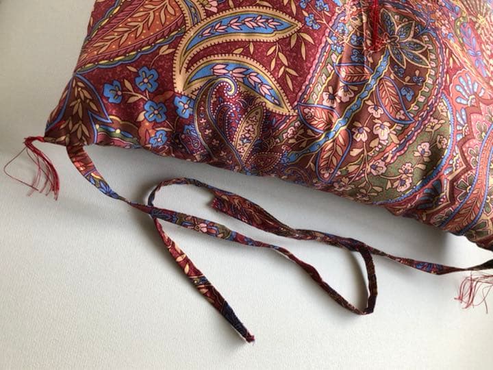 No. 座7　紐付き和座布団　チェア用　座椅子用　4枚セット