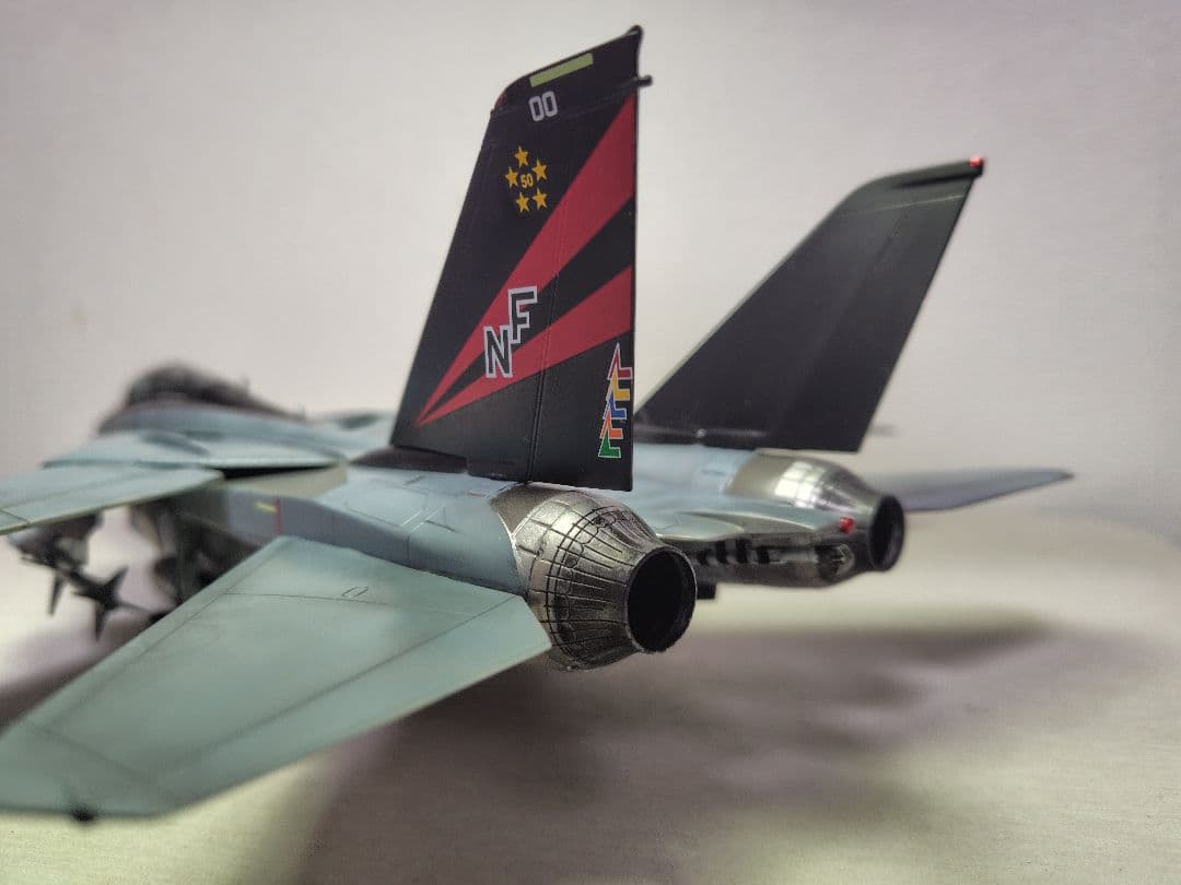 アメリカ海軍F-14A トムキャットブラックナイツ 1/48スケールモデル