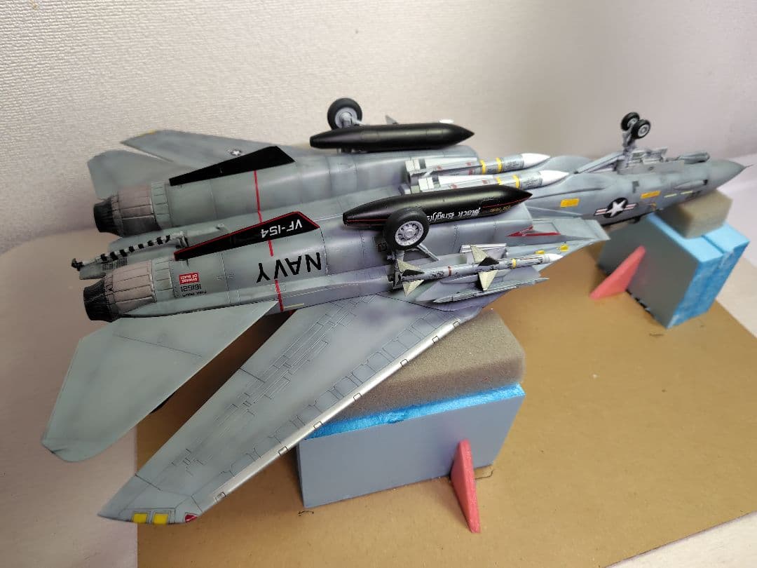 アメリカ海軍F-14A トムキャットブラックナイツ 1/48スケールモデル