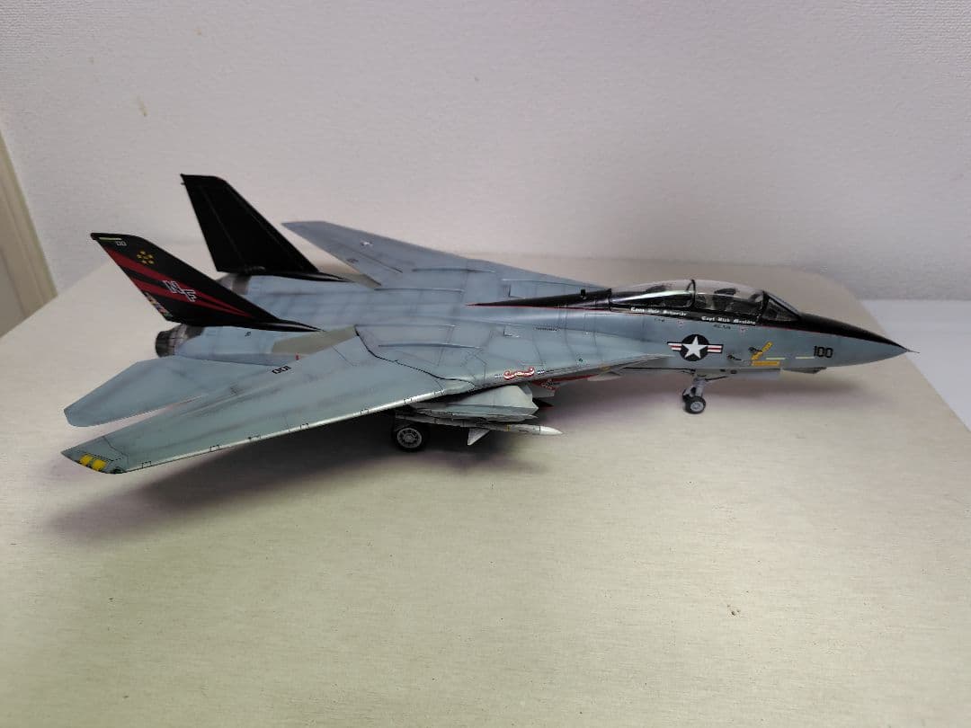 アメリカ海軍F-14A トムキャットブラックナイツ 1/48スケールモデル