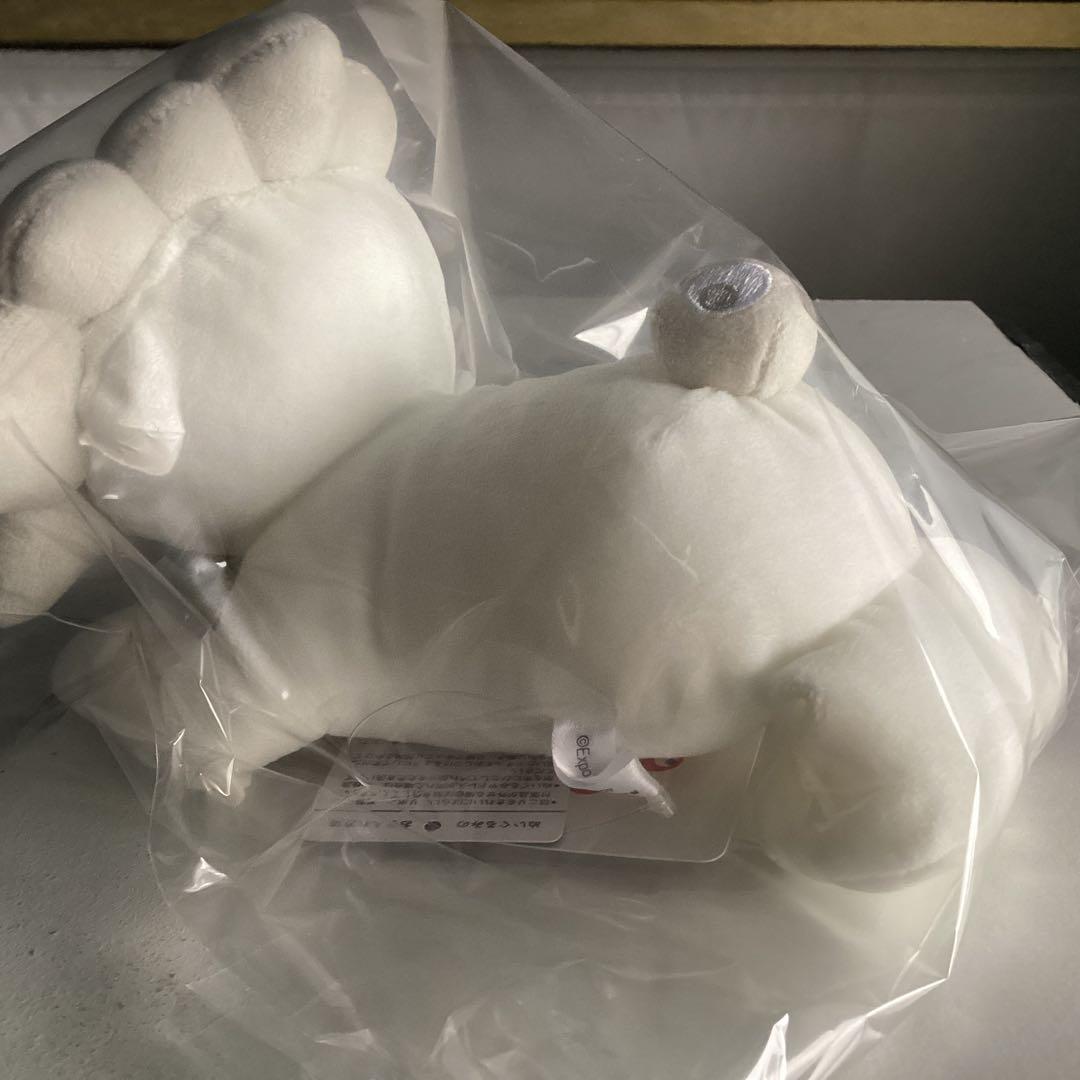 EXP 白ミャク新品　這型ぬいぐるみS