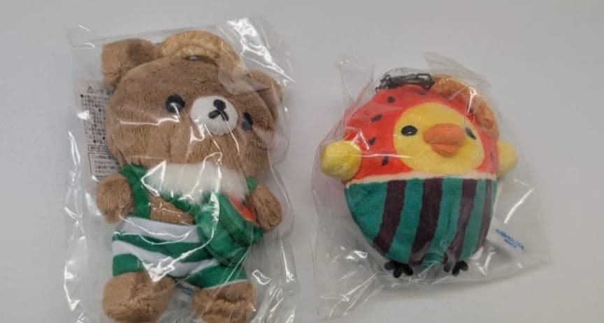 リラックマ マホロバマインズ三浦限定 おでかけぬいぐるみキーホルダー4種セット