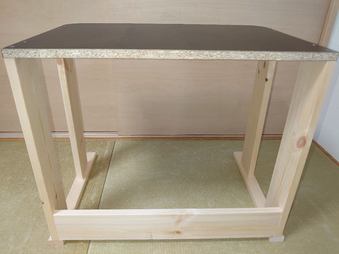 【累積186台目】パチスロを置く台（1台用シンプルスタンド）★黒色の高さ50㌢①