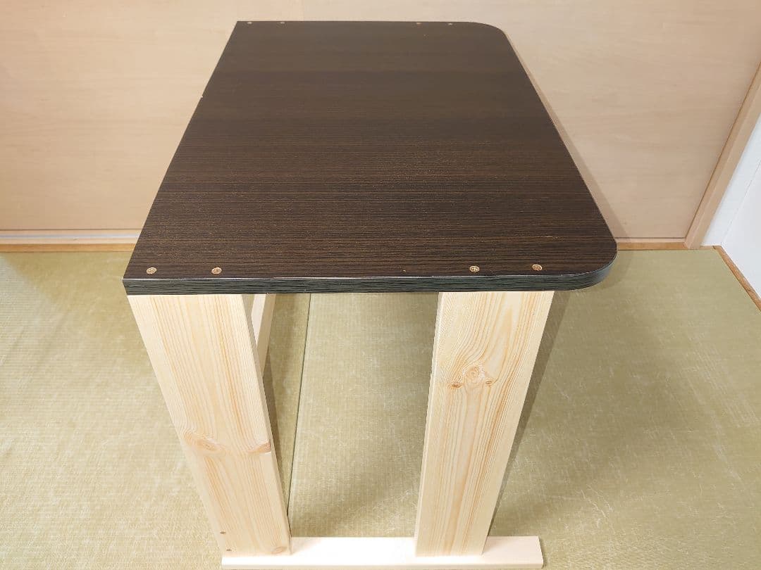 【累積186台目】パチスロを置く台（1台用シンプルスタンド）★黒色の高さ50㌢①