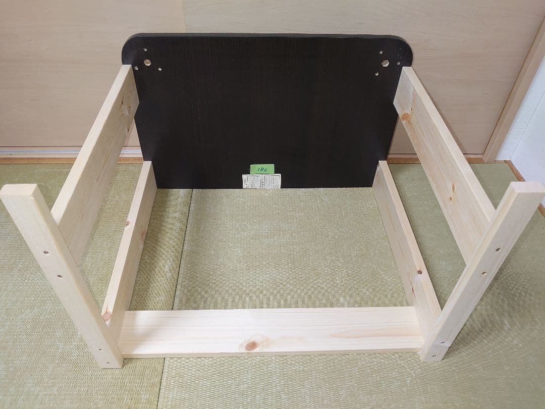 【累積186台目】パチスロを置く台（1台用シンプルスタンド）★黒色の高さ50㌢①