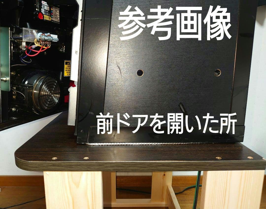 【累積186台目】パチスロを置く台（1台用シンプルスタンド）★黒色の高さ50㌢①